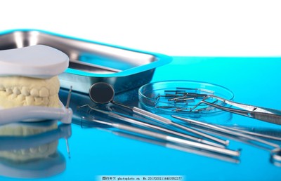 牙齿模型与医疗器材图片